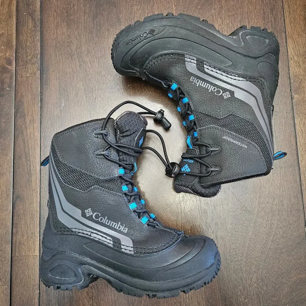 Columbia‎ Bugaboot Plus Omni-Heat Winter Snow Boots Boys US 1 Waterproof Play